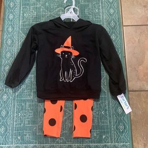 NWT 2 Piece Halloween Hoodie Set by Carter’s, Size 4t